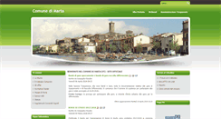 Desktop Screenshot of comune.marta.vt.it