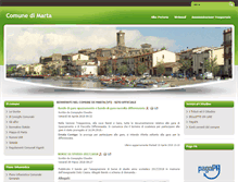 Tablet Screenshot of comune.marta.vt.it